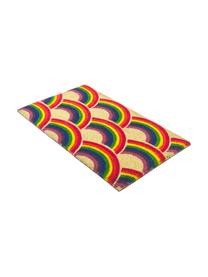 Paillasson fibre de coco Rainbow, Beige, larg. 45 x long. 75 cm
