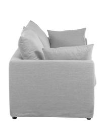 Sofa Zach (3-Sitzer) in Grau, Bezug: Polypropylen Der hochwert, Webstoff Grau, B 224 x T 90 cm