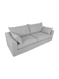 Sofa Zach (3-Sitzer) in Grau, Bezug: Polypropylen Der hochwert, Webstoff Grau, B 224 x T 90 cm