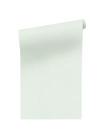 Papel pintado Emine, Tejido no tejido, Verde menta, verde oliva, brillante, An 53 x L 1005 cm