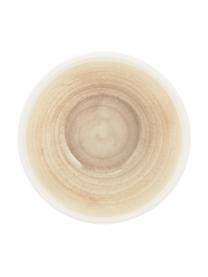 Cuencos artesanales Pure, 6 uds., Cerámica, Beige, blanco, Ø 16 cm