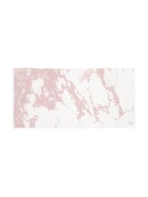 Lot de serviettes de bain à imprimé marbre Marmo, 3 élém., 100 % coton
Grammage intermédiaire 550 g/m², Rose pâle, blanc, Lot de différentes tailles (serviette invité, serviette de toilette, drap de bai