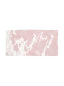 Lot de serviettes de bain à imprimé marbre Marmo, 3 élém., 100 % coton
Grammage intermédiaire 550 g/m², Rose pâle, blanc, Lot de différentes tailles (serviette invité, serviette de toilette, drap de bai