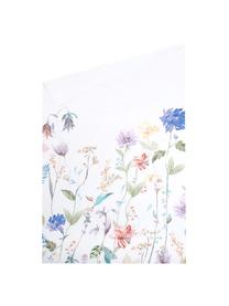 Housse de couette en percale Meadow, Multicolore, blanc, larg. 240 x long. 220 cm