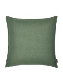 Housse de coussin lin vert Sven, Vert