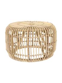 Okrągły stolik pomocniczy z rattanu Kim, Rattan naturalny, Rattan, Ø 60 x W 37 cm