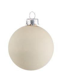 Set 12 palline di Natale infrangibili Ammos, Plastica, Bianco, Larg. 25 x Alt. 13 cm