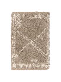 Bavlnený koberec s vysokým vlasom Beni, 100 % bavlna, Béžová, biela, Š 200 x D 300 cm (veľkosť L)