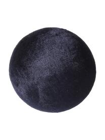 Colgador de terciopelo Peg, Fijación: latón, Azul oscuro, latón, Ø 6 x F 6 cm