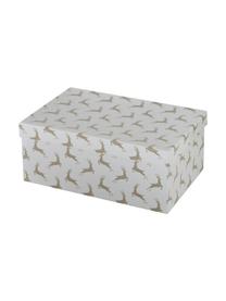 Coffret cadeau de Noël Alpia, 9 élém., Papier, Beige, blanc, Lot de différentes tailles