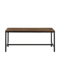 Mesa de comedor Raw, tablero de madera  de mango, Tablero: madera de mango maciza ce, Estructura: hierro con pintura en pol, Madera de mango, An 180 x F 90 cm