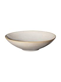 Assiette creuse rustique Saisons, Ø23 cm, 6 pièces, Grès cérame, Beige, Ø 23 x haut. 7 cm