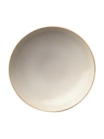 Hluboký talíř z kameniny Saisons, Ø 23 cm, 6 ks, Kamenina, Béžová, Ø 23 cm