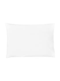 Taies d'oreiller en percale blanc Elsie, 2 pièces, 50 x 70 cm, Blanc, larg. 50 x long. 70 cm