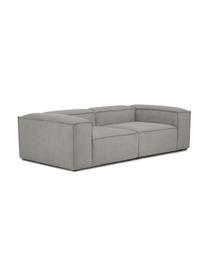 Canapé modulable 3 places en velours côtelé Lennon, Velours côtelé gris clair, larg. 238 x prof. 119 cm