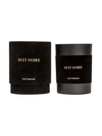 Bougie parfumée Nuit Noire (jasmin et musc), Noir, Ø 8 x haut. 10 cm