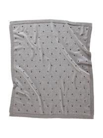 Baby-Plaid Alessia, 100% organische Baumwolle, Grau, B 80 x L 100 cm