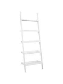 Estantería escalera Wally, Tablero de fibras de densidad media (MDF) pintado, Blanco, An 67 x Al 189 cm