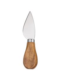 Komplet noży do sera Frija, 5 elem., Drewno akacjowe, odcienie srebrnego, Komplet z różnymi rozmiarami