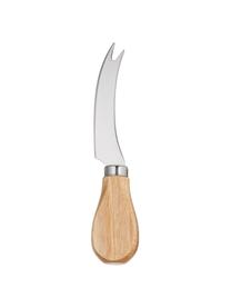 Silbernes Käsemesser-Set Frija mit Akazienholzgriff, 5-teilig, Griffe: Akazienholz, Akazienholz, Silberfarben, Set mit verschiedenen Größen