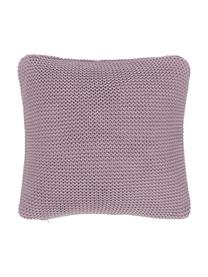 Housse de coussin en tricot lilas Adalyn, Lilas