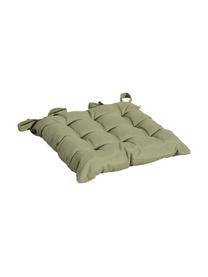Poduszka siedziska na krzesło Panama, Tapicerka: 50% bawełna, 45% polieste, Szałwiowy zielony, S 45 x D 45 cm