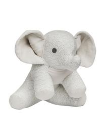 Knuffeldier Elephant, Bekleding: 100 % organisch katoen, O, Grijs, wit, lichtgrijs, 20 x 21 cm