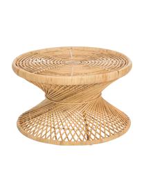 Stolik kawowy z rattanu Marvel, Naturalny rattan, Rattan, naturalny, Ø 80 x W 47 cm