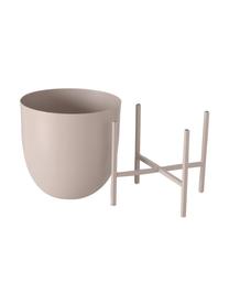 Übertopf-Set Kilana aus Metall, 2-tlg., Metall, beschichtet, Beige, Set in verschiedenen Größen