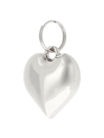 Llaveros Charm Heart, 6 uds., Metal, Plateado, Ø 2 x Al 3 cm