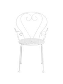 Chaises de jardin en métal Century, 2 pièces, Blanc