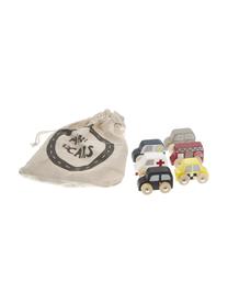 Spielzeugauto-Set Car, 6er-Set, Mitteldichte Holzfaserplatte (MDF), Lotusbaumholz, Bunt, B 20 x H 23 cm