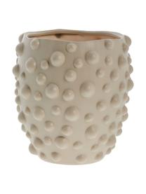 Plantenpot Doelle van keramiek, Keramiek, Beige, Ø 20 x H 20 cm