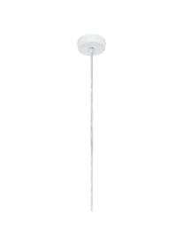 Lámpara de techo pequeña de cerámica Armica, Pantalla: cerámica, Anclaje: metal recubierto, Cable: plástico, Blanco, Ø 16 x Al 28 cm