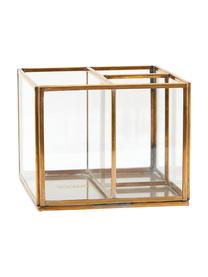 Organisateur de bureau Sorted, Transparent, laiton, larg. 13 x haut. 10 cm