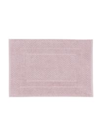 Alfombrilla de baño texturizada Katharina, Rosa palo, An 50 x L 70 cm