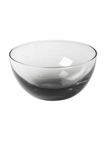 Bols soufflés bouche Smoke, 2 pièces, Verre, Fumé, transparent, Ø 12 x haut. 6 cm