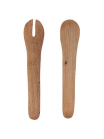 Handgemachtes Mangoholz-Salatbesteck Culture, 2-tlg., Mango Wood, Braun, L 30 cm