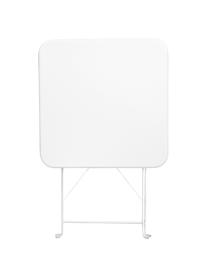 Table de balcon pliante en métal Daisy, Blanc