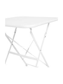 Table de balcon pliante en métal Daisy, Blanc