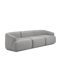 Modulares Sofa Sofia (3-Sitzer), Bezug: 100% Polypropylen Der hoc, Gestell: Massives Kiefernholz, Spa, Füße: Kunststoff, Webstoff Grau, B 278 x T 95 cm