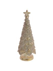 Albero decorativo Laviko, alt. 35 cm, Poliresina, Dorato con finitura antica, Ø 14 x Alt. 35 cm