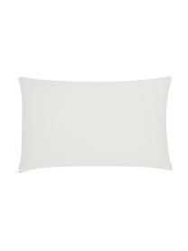 Housse de coussin rectangulaire bohème Demi, Blanc, noir