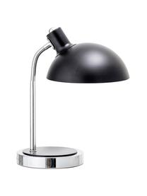 Schreibtischlampe Charlotte in Schwarz, Lampenschirm: Metall, lackiert, Gestell: Metall, Lampenfuß: Metall, lackiert, Schwarz, Ø 23 x H 40 cm