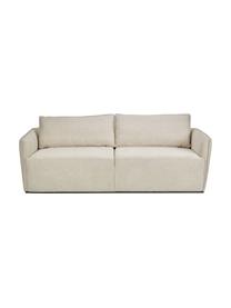 Sofa John (3-osobowa), Tapicerka: 100% poliester Dzięki tka, Stelaż: lite drewno jesionowe, eu, Nogi: tworzywo sztuczne, Beżowy, S 210 x D 98 cm