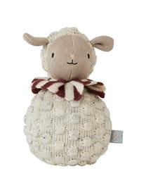 Peluche in cotone Poly, Cotone, Crema, beige, rosso ruggine, Ø 11 x Alt. 21 cm