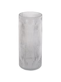 Velká skleněná váza Allure Straight, Tónované sklo, Transparentní, Ø 12 cm