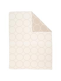 Manta Bamboo Circles, Tonos beige, An 150 x L 200 cm