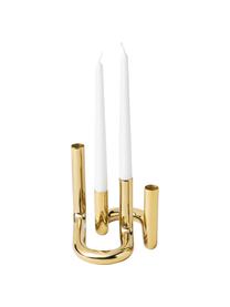 Set 2 candelabri Mars, Metallo, Dorato lucido, Set in varie misure