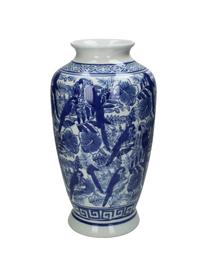 Grand vase en porcelaine Tourmaline, Porcelaine, Bleu, blanc, Ø 60 cm